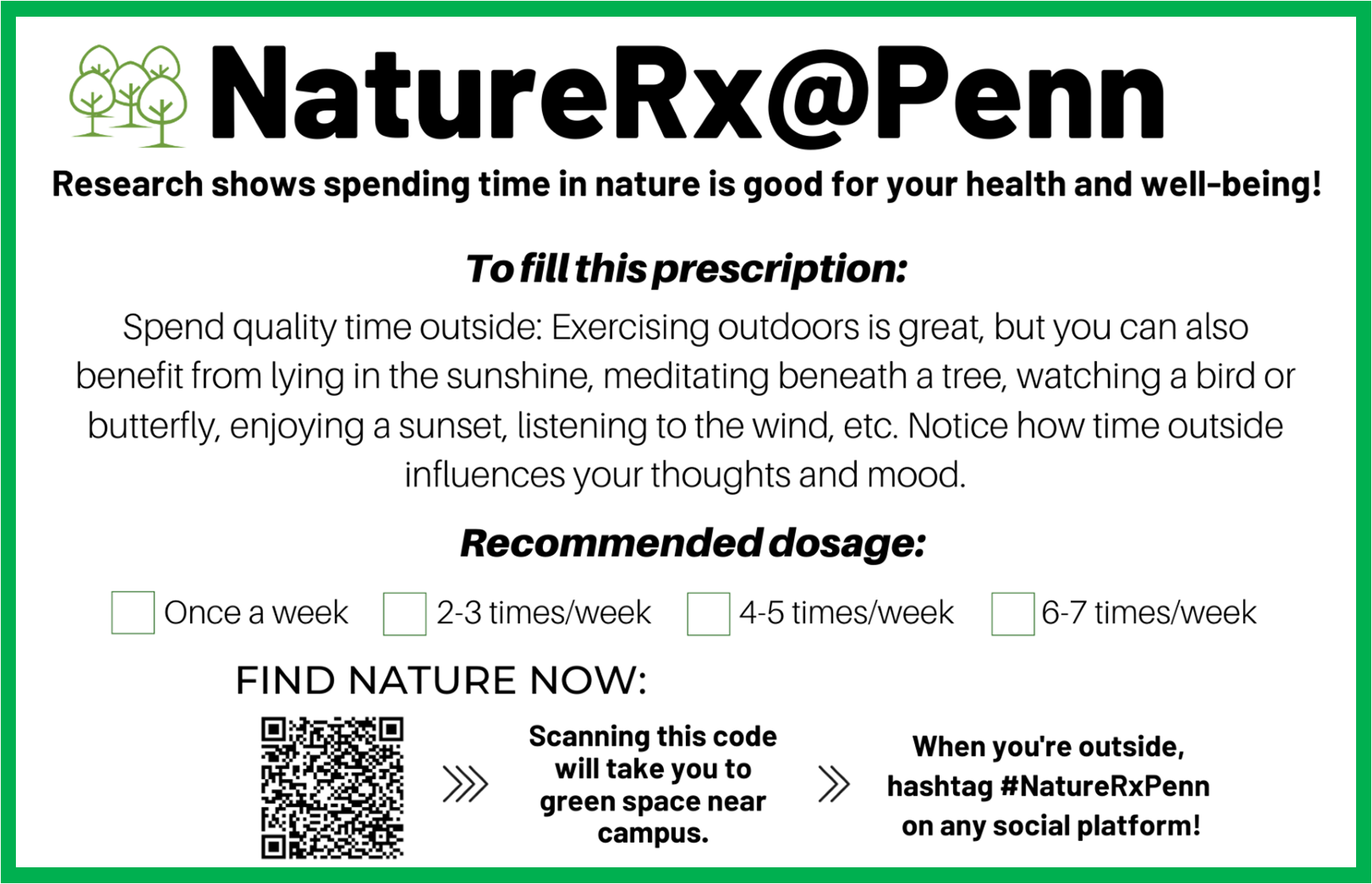 nature RX prescription pad