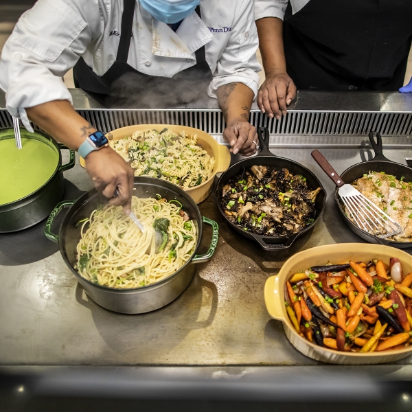 food on table